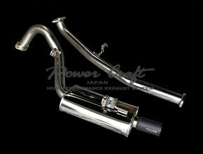 POWER CRAFT EXHAUST MUFFLER SYSTEM ABOVE DIFFERENTIAL WITH BLACK TAIL FOR TOYOTA AE86 P-TO010105-BKT