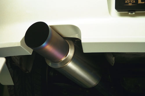 CAR MAKE T&E LEGERFORT FULL TITAN MUFFLER FOR MAZDA FD3S RX-7 FOR  CARMAKETE-02955