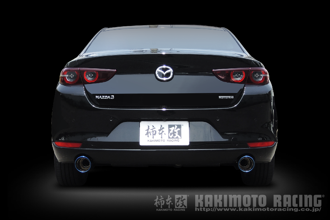 KAKIMOTO RACING CLASS KR SUS TAIL EXHAUST FOR MAZDA3 SEDAN BP8P 1.8 Diesel Turbo [S8-DPTS], Z71343P