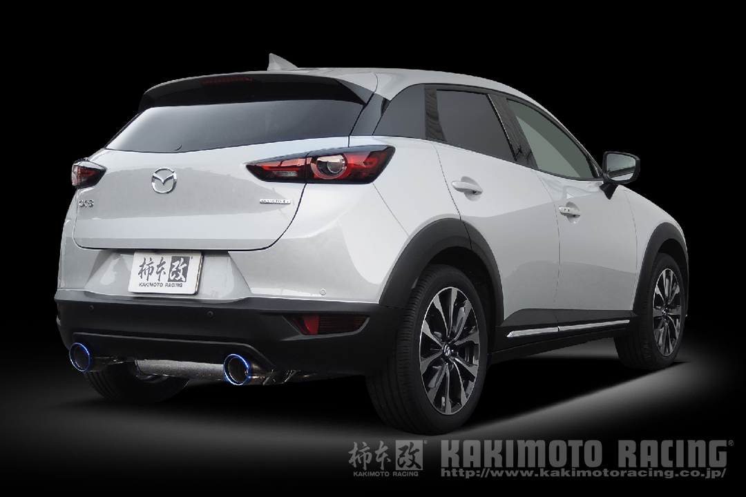 KAKIMOTO RACING CLASS KR EXHAUST TI TAIL FACE FOR MAZDA CX-3 DKEFW DKLFW Z71344C