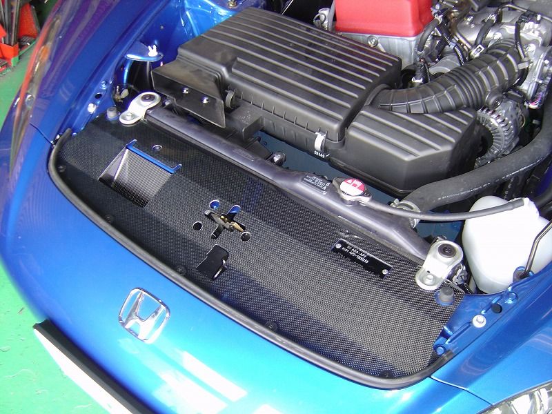 OKUYAMA RADIATOR COOLING PLATE CARBON For HONDA S2000 AP1 AP2 431-034-0