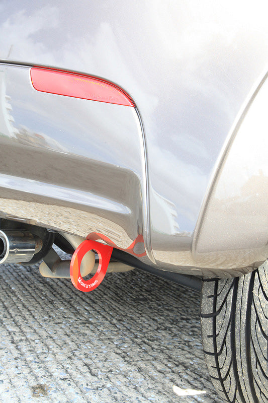 OKUYAMA TOWING HOOK REAR RED For SUBARU R1 RJ1 436-521-0