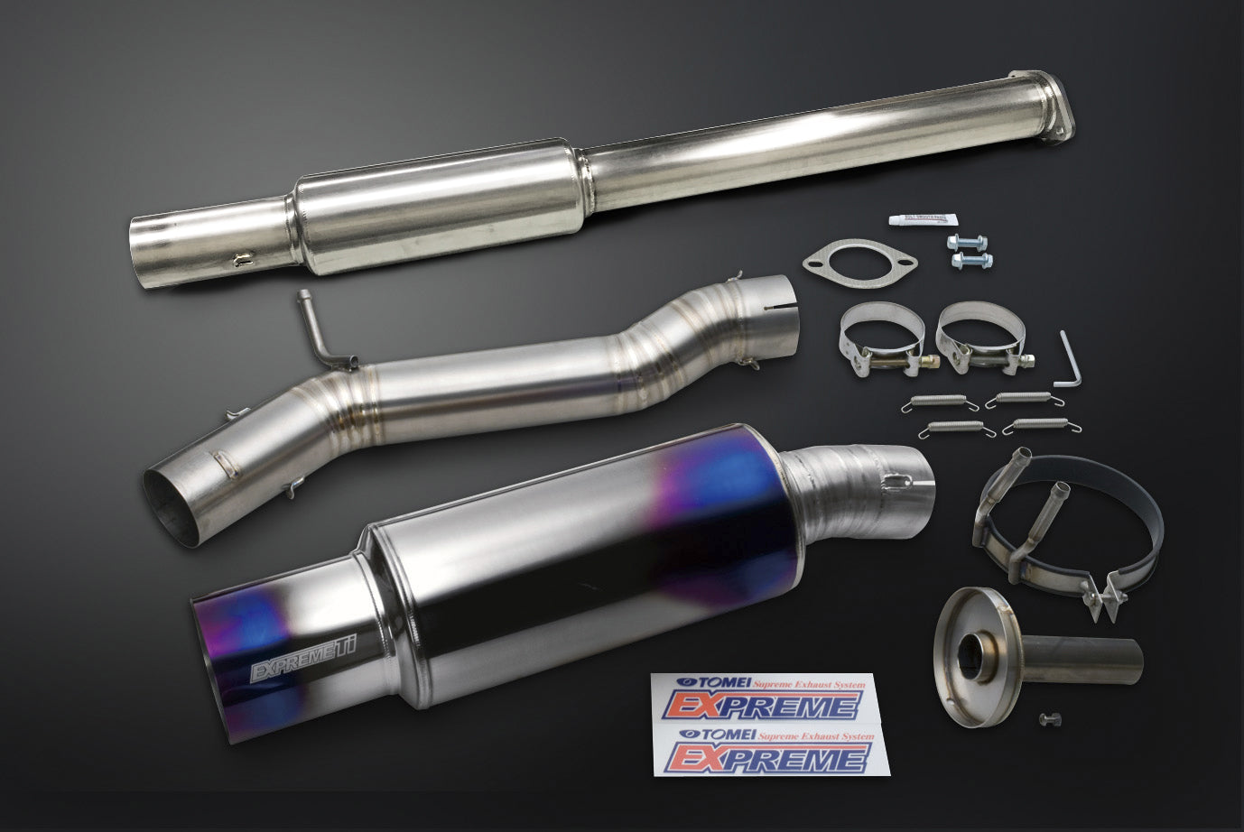 TOMEI EXPREME TI TITANIUM MUFFLER FOR MITSUBISHI LANCER EVO 10 4B11 440027