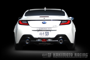 KAKIMOTO RACING CLASS KR TI W. CENTER EXHAUST STAINLESS TAIL FOR TOYOTA GR86 ZN8 SUBARU BRZ ZD8 T713181WP