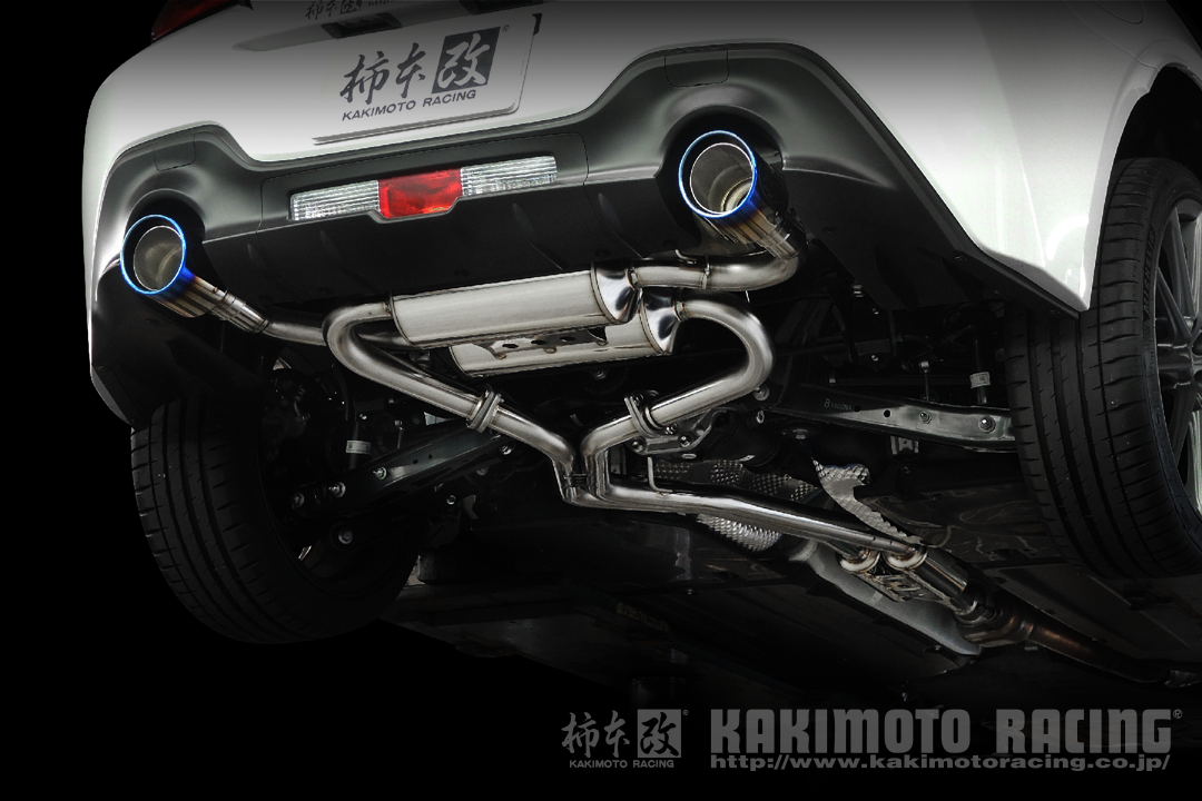 KAKIMOTO RACING CLASS KR TI W. CENTER EXHAUST STAINLESS TAIL FOR TOYOTA GR86 ZN8 SUBARU BRZ ZD8 T713181WP