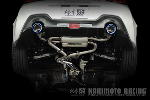 KAKIMOTO RACING CLASS KR TI W. CENTER EXHAUST STAINLESS TAIL FOR TOYOTA GR86 ZN8 SUBARU BRZ ZD8 T713181WP