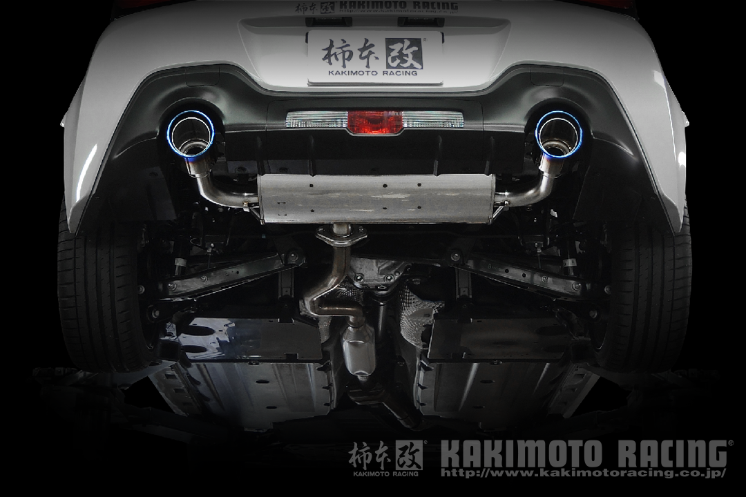 KAKIMOTO RACING CLASS KR TI AXLEBACK EXHAUST STAINLESS TAIL FOR TOYOTA GR86 ZN8 SUBARU BRZ ZD8 T713181RP