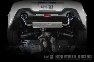 KAKIMOTO RACING CLASS KR TI AXLEBACK EXHAUST STAINLESS TAIL FOR TOYOTA GR86 ZN8 SUBARU BRZ ZD8 T713181RP