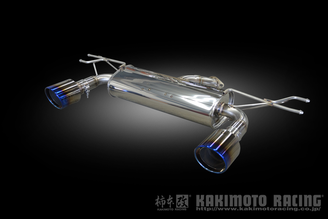 KAKIMOTO RACING CLASS KR TITANIUM FACE TAIL EXHAUST FOR MAZDA CX-3 DKLAW P5-VPS Z71348C