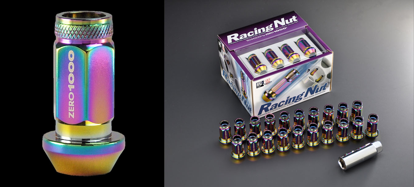 ZERO1000 OPEN-END TYPE LUG NUTS 45mm 16pcs M12×P1.5 707-B003