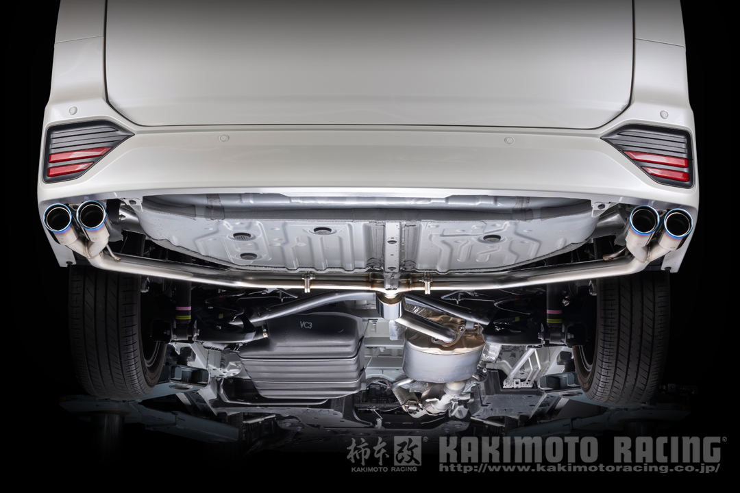 KAKIMOTO RACING CLASS KR REAR PIECE ONLY EXHAUST FOR TOYOTA VOXY NOAH AERO BUMPER MZRA90W MZRA90W M20A-FKS T713186R
