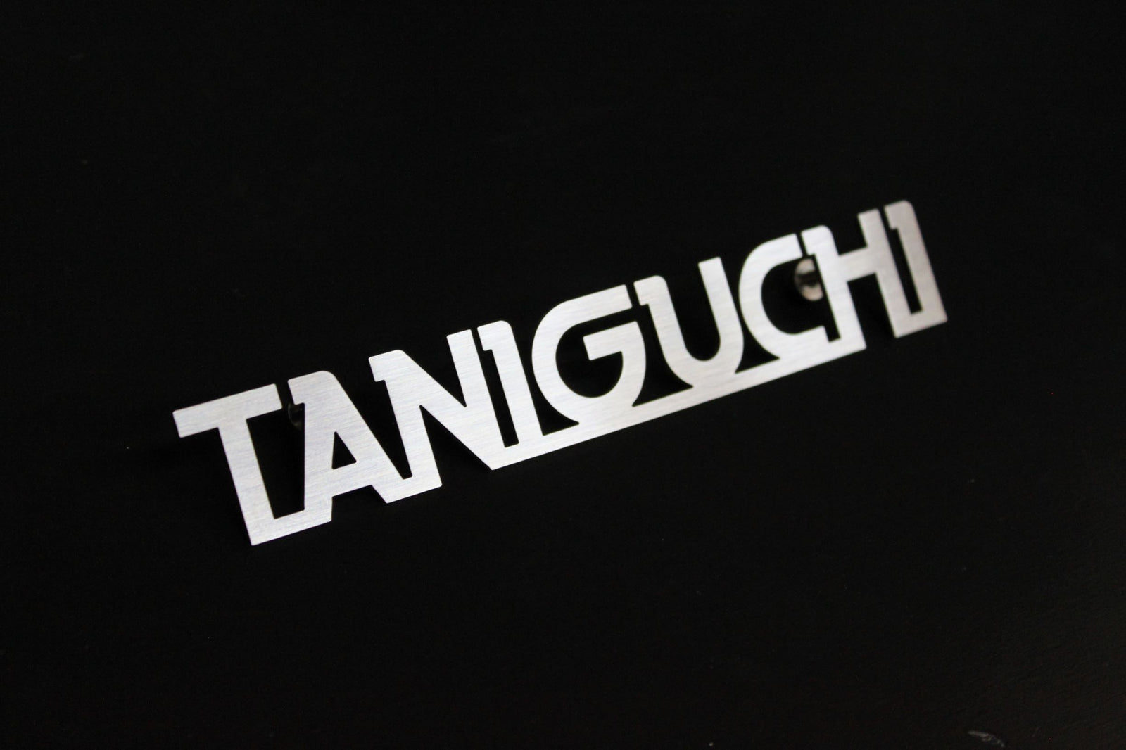 TANIGUCHI STAINLESS STEEL EMBLEM TANIGUCHI TANIGUCHI-00046