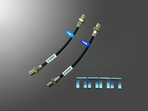 D-SPORT STAINLESS MESH BRAKE HOSE REAR BLACK SMOKE FOR DAIHATSU COPEN L880K 47031-A080-BKR