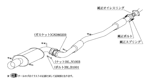 KAKIMOTO RACING EXHAUST KAKIMOTO.R FOR SUBARU IMPREZA E GC8  BS302