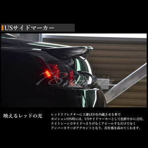 78WORKS LED TAIL LAMP V1 BLACK FOR NISSAN V36 G37 SKYLINE COUPE D066