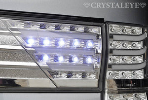 CRYSTAL EYE FIBER LED CENTER GARNISH, CLEAR TYPE FOR DAIHATSU TANTO CUSTOM L375S L385S J124CL