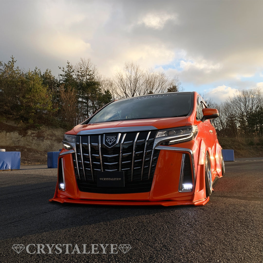 CRYSTAL EYE HIGH POWER LED FOG LAMPS (BLACK) FOR TOYOTA ALPHARD 30 VELLFIRE 30 KOUKI E017BKVCHN