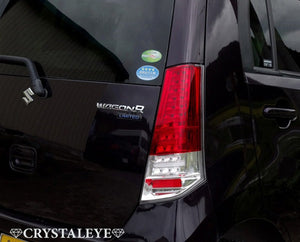 CRYSTAL EYE FIBER FULL LED TAIL LAMP V2 [FLOWING TURN SIGNAL SPECIFICATION] RED CLEAR FOR SUZUKI WAGON R MH23S MAZDA AZ WAGON MJ23S J260RC