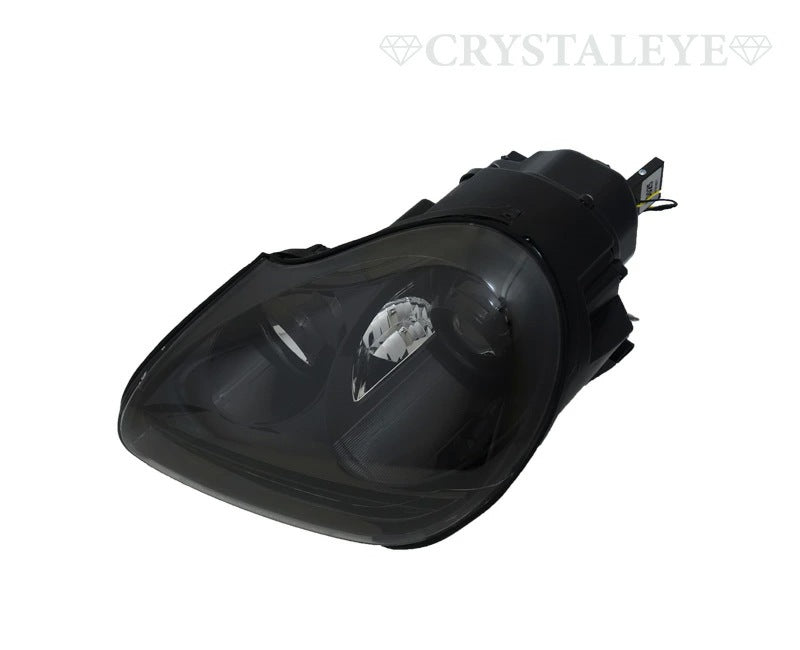 CRYSTAL EYE HIGH BRIGHTNESS LED POSITION + LED TURN SIGNAL BUILT-IN PROJECTOR HEADLIGHT (BLACK CHROME FOR HID VEHICLES) FOR PORSCHE 955 CAYENNE S207BC
