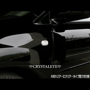 CRYSTAL EYE CRYSTAL LED SIDE MARKER, BLACK TYPE FOR TOYOTA ESTIMA CR30 CR40 ESTIMA HR10 HYBRID D019BK