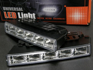 CRYSTAL EYE LED DAY LAMP, DAYLIGHT, HIGH BRIGHTNESS, HIGH POWER LED X 5, INDOOR SWITCH KIT INCLUDED, CHROME FOR  S098CR