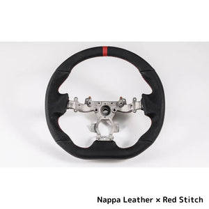 DAMD SPORTS STEERING WHEEL NAPPA LEATHER RED STITCH FOR NISSAN GT-R R35 SS357-GTR-LEATHER-RED-STITCH