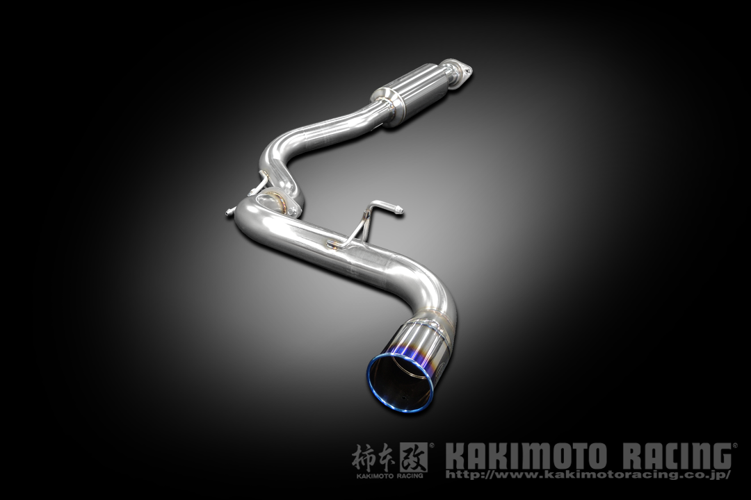 KAKIMOTO RACING CUSTOM MUFFLER EXHAUST FOR TOYOTA GR YARIS GXPA16 24/4- M/C AFTER G16E-GTS TCO3193
