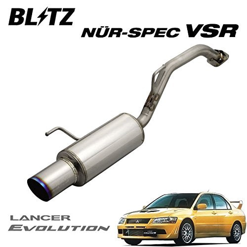 BLITZ NUR-SPEC VSR EXHAUST  For MITSUBISHI LANCER EVO VIII CT9A 4G63 62115V