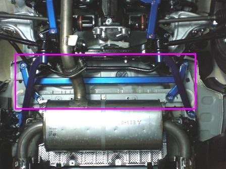 CUSCO Power Brace Rear Member Rear  For MITSUBISHI Galant Fortis Sportback CX4A 2WD 2000MIVEC 566 492 RR