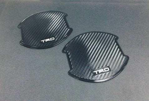 TRD DOOR HANDLE PROTECTOR BLACK (X2) FOR TOYOTA PRIUS ZVW50 51 55 MS010-00018
