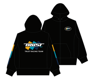 GREDDY RACING TEAM HOODIE BLACK WHITE M FOR 18003012