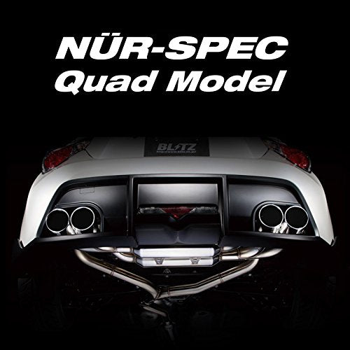 BLITZ NUR-SPEC VS QUAD EXHAUST  For TOYOTA VOXY ZWR80W 2ZR-FXE 63545