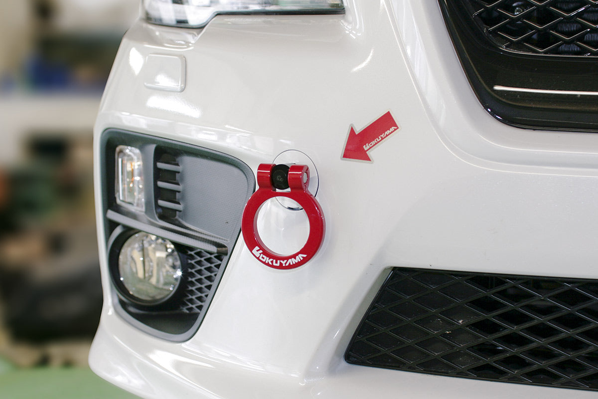 OKUYAMA TOWING HOOK Fr RED For WRX STI S4 VAB VAG A ~ C 301-093-0