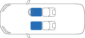 KARO SISAL BLUE WHITE FLOOR MATS FOR HONDA S2000 AP1 AP2 SISAL-3818-BLUE-WHITE