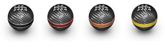 MUGEN CARBON SHIFT KNOB BLACK X RED FOR HONDA CIVIC TYPE R FL5 54102-XLT-K2S0-RD