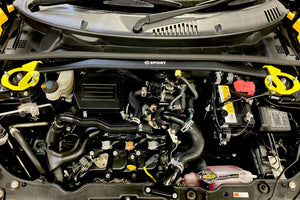 D-SPORT STRUT TOWER BAR FOR BLACK FOR DAIHATSU COPEN LA400K LA400A 55137-B242