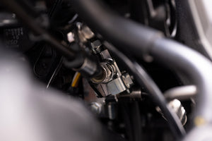 PLOT SWAGE-LINE PRO REAR BRAKE HOSE KIT STAINLESS STEEL FITTINGS BLACK SMOKE HOSE FOR SUZUKI KATANA STPB559R