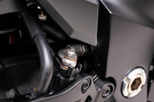 PLOT SWAGE-LINE PRO REAR BRAKE HOSE KIT STAINLESS STEEL FITTINGS BLACK SMOKE HOSE FOR SUZUKI KATANA STPB559R