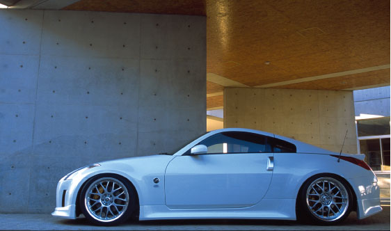 CAR MAKE T&E [VERTEX] Z33 FAIRLADY Z HALF VER (Z33 FAIRLADY Z HALF TYPE) SIDE STEP RIGHT SIDE (DRIVER'S SIDE) ONLY FOR  CARMAKETE-02352