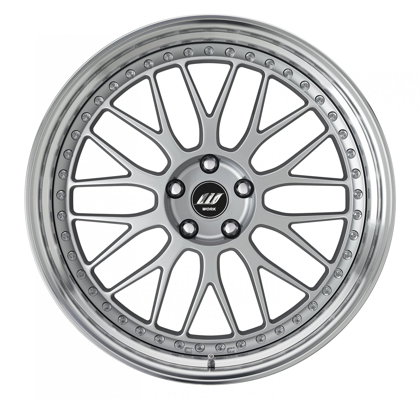 WORK ZISTANCE W10M 19X9.5 +30 5X120 72.56 M14 GLOSSY SILVER (SIL) WORK-00016