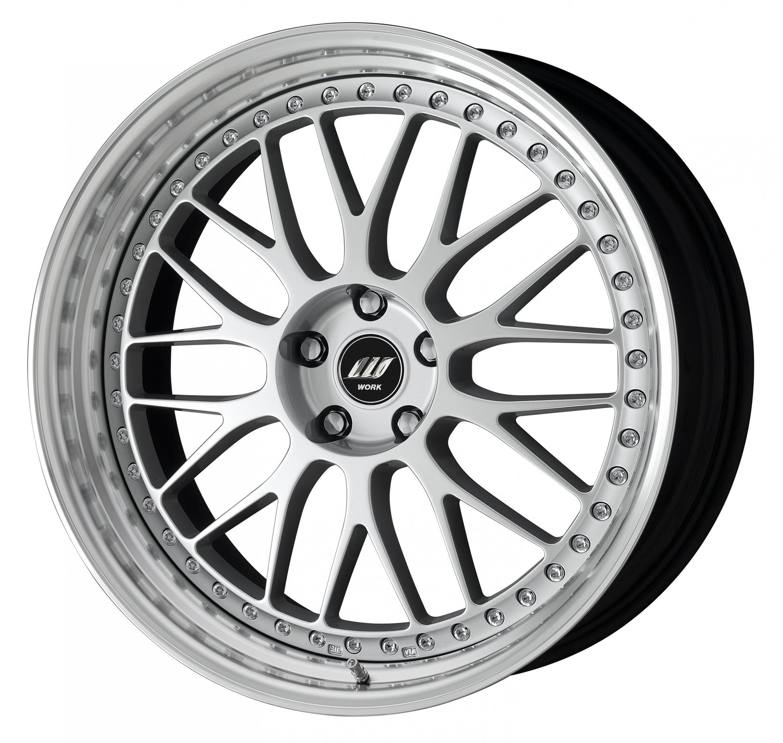WORK ZISTANCE W10M 19X9.5 +20 5X120 72.56 M14 GLOSSY SILVER (SIL) WORK-00015