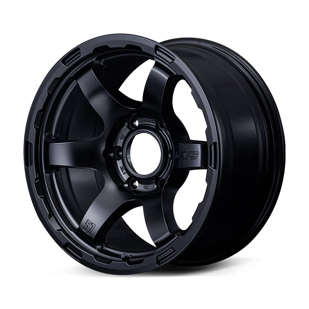 RAYS VOLK RACING 57DR-X HD 16X6.5J +38 6X139.7 SEMI-GLOSS BLACK (SB) FOR  58456653814SB