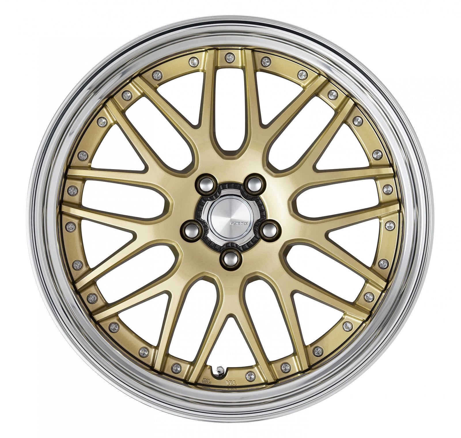 WORK LANVEC LM1 21X9 +35 5X114.3 GOLD LMG A-DISK WORK-00006