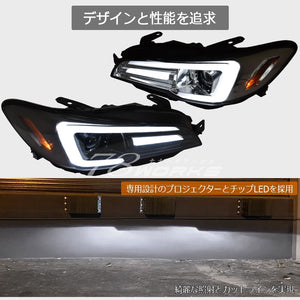 78WORKS FULL LED HEADLIGHT V3 CHROME FOR SUBARU WRX STI S4 LEVORG (PRE-FACELIFT) VAB VAG VM4 VMG S327CR