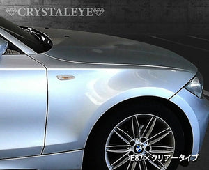 CRYSTAL EYE FIBER LED SIDE MARKER, BLACK TYPE FOR BMW E46 E60 E61 E87 E90 E91 E92 D005-BK