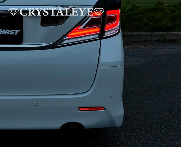 CRYSTAL EYE FIBER LED TYPE REAR BUMPER LED FIBER REFLECTOR (RED TYPE) FOR TOYOTA ALPHARD 20 S GRADE X032RR