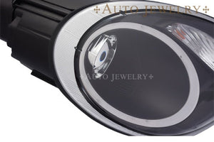 CRYSTAL EYE LED POSITION HEADLIGHT (FOR HID VEHICLES) BLACK AUTO JEWELRY FOR PORSCHE 987 BOXSTER CAYMAN ZENKI S211BK