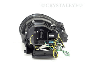 CRYSTAL EYE HIGH BRIGHTNESS LED POSITION + LED TURN SIGNAL BUILT-IN PROJECTOR HEADLIGHT (BLACK CHROME FOR HID VEHICLES) FOR PORSCHE 955 CAYENNE S207BC