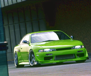 CAR MAKE T&E [VERTEX RIDGE] S14 SILVIA ~ MC (14 SILVIA PREVIOUS TERM) BUMPER CANARD LEFT SIDE (PASSENGER SEAT SIDE) ONLY FOR  CARMAKETE-02179