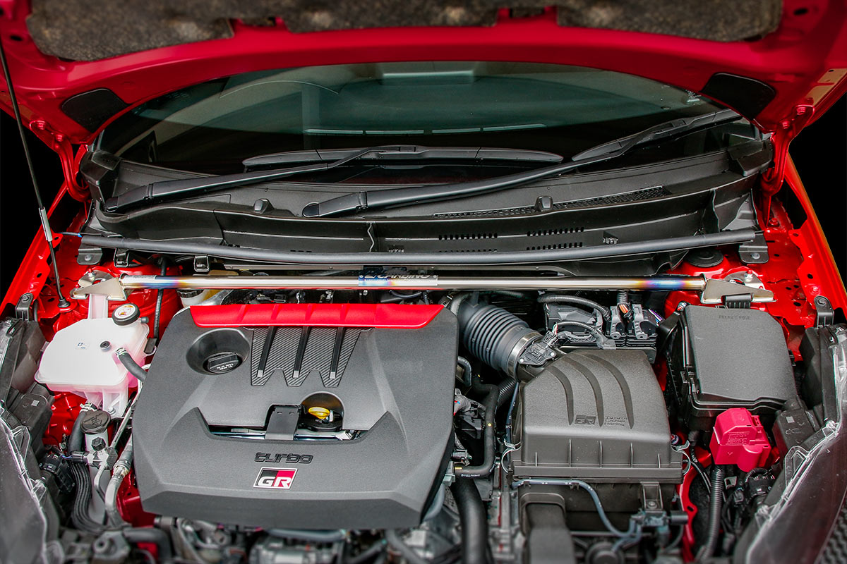 OKUYAMA STRUT TOWER BAR TITANIUM FRONT For TOYOTA GR YARIS GXPA16 618-062-0